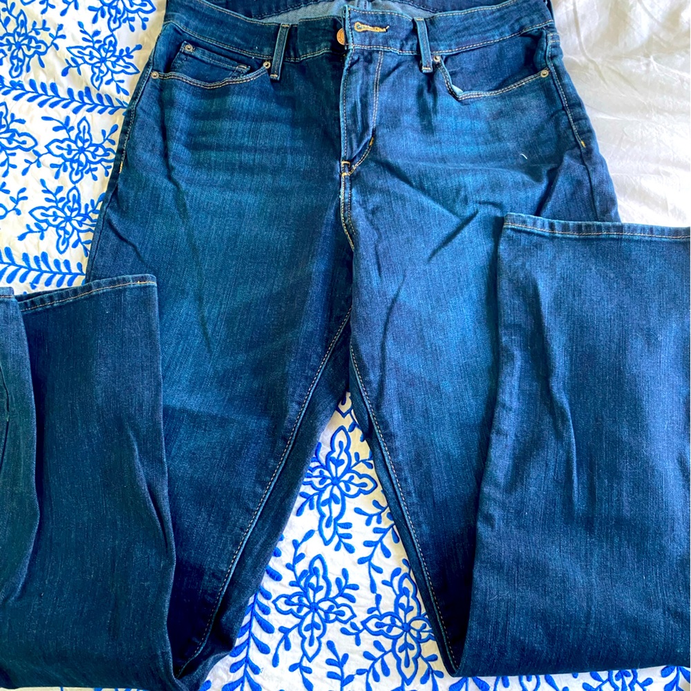 Levi Strauss midrise slim women’s denim jeans size 14 L